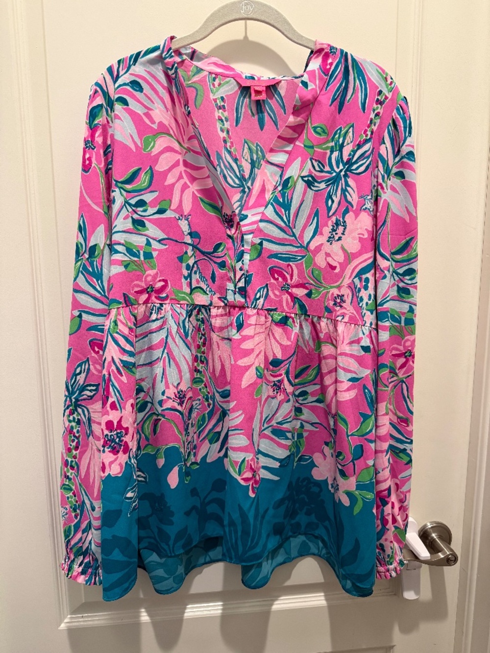 Lilly Pulitzer Long-Sleeved Tunic Top XL